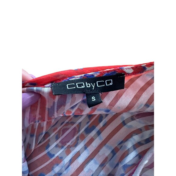 CQ BY CQ Long Sleeve Wave Mini Party Dress Size Small - Picture 6 of 8